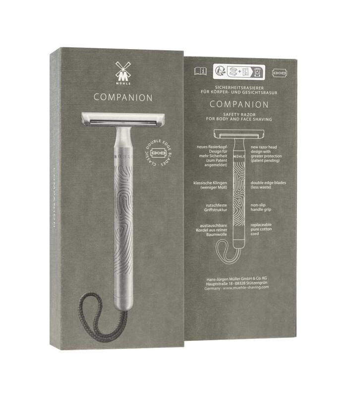 Maquinilla de Afeitar Clásica Mühle Unisex Companion Cordón Gris Piedra  - 2